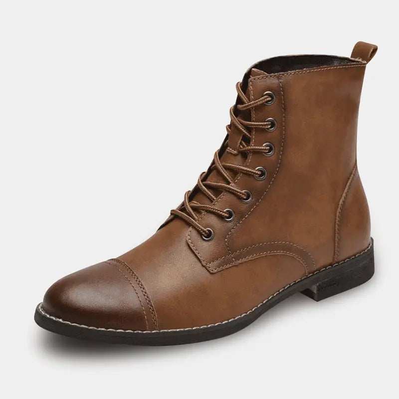 Tommy-Stiefel aus Leder