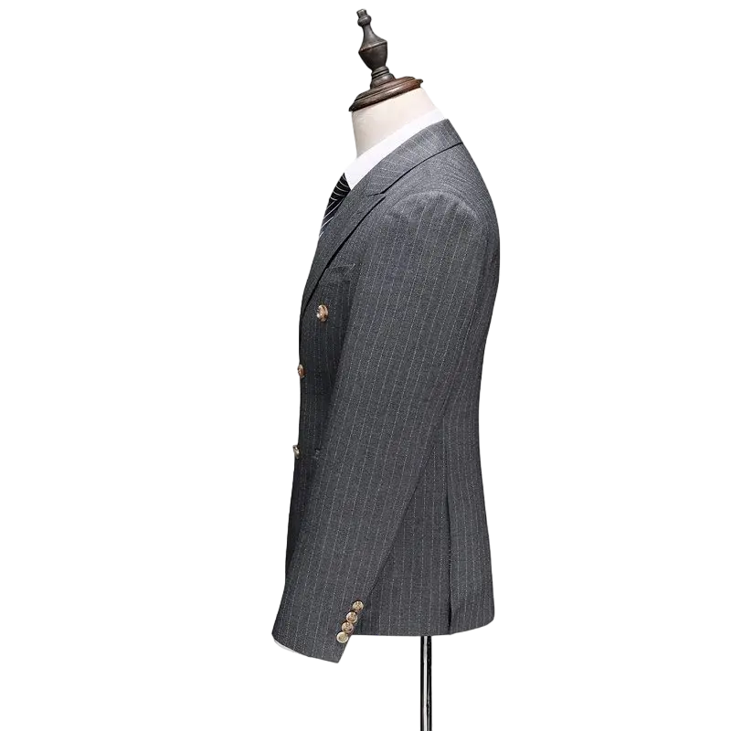 Grauer Dreiteiler Gatsby
