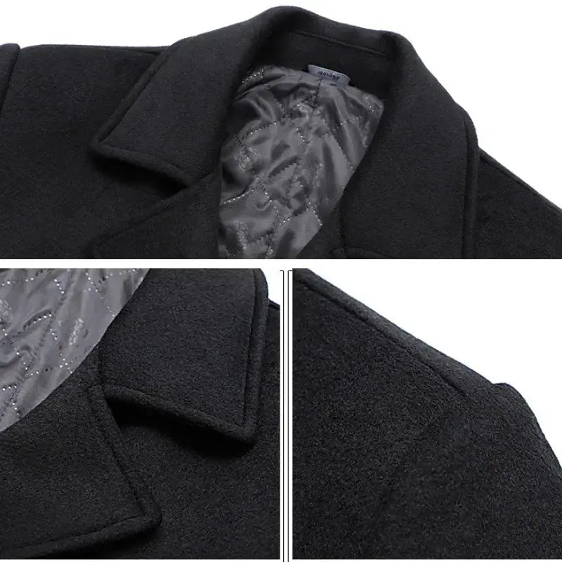 LIMITIERTE EDITION - Tommy Langer Mantel Schwarz