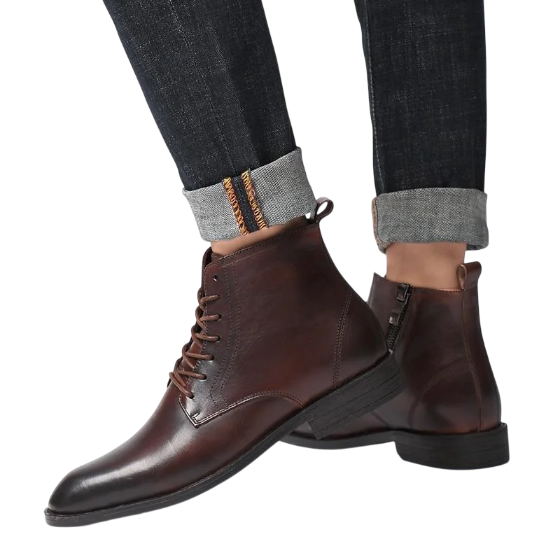 Bottines en cuir Tommy